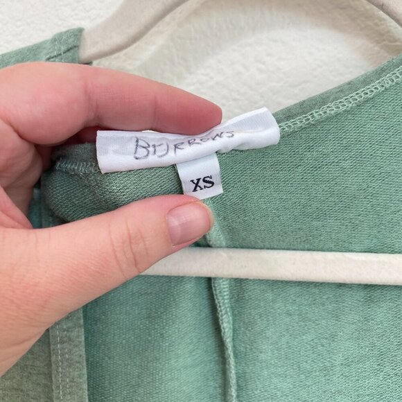 Bryn Walker Stretchy Oversized Short Sleeve Longline Open Cardigan XS Green - Picture 5 of 8